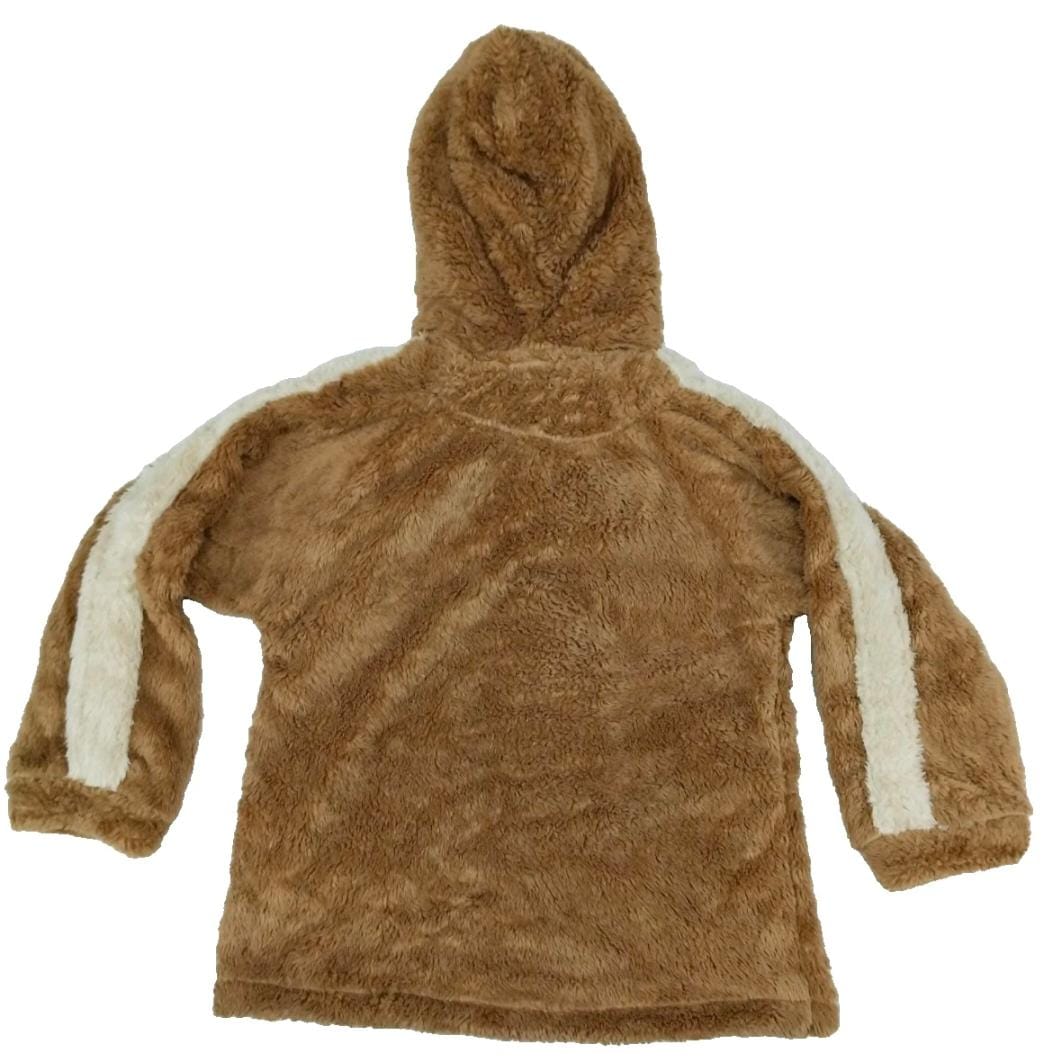 Kids Winter Wear* – *Cozy Brown Fleece Hoodie &amp;* *Pant Set*&nbsp;