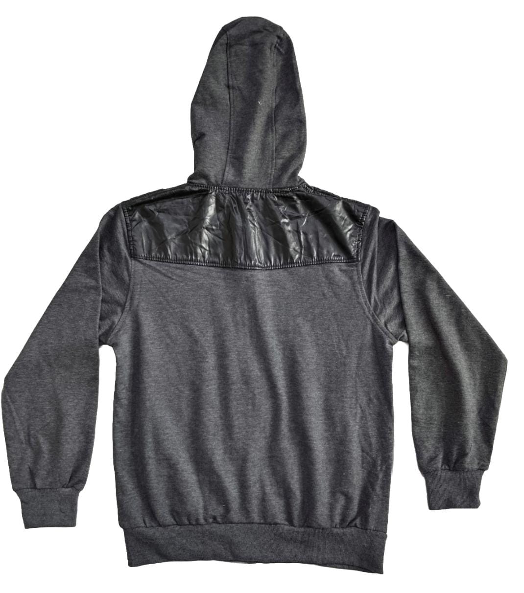 Stylish and comfortable full-sleeve hooded jacket for boys aged 10–12 years