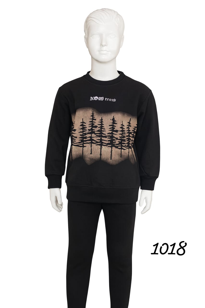 Boy warm and stylish with premium quality sweatshirt.