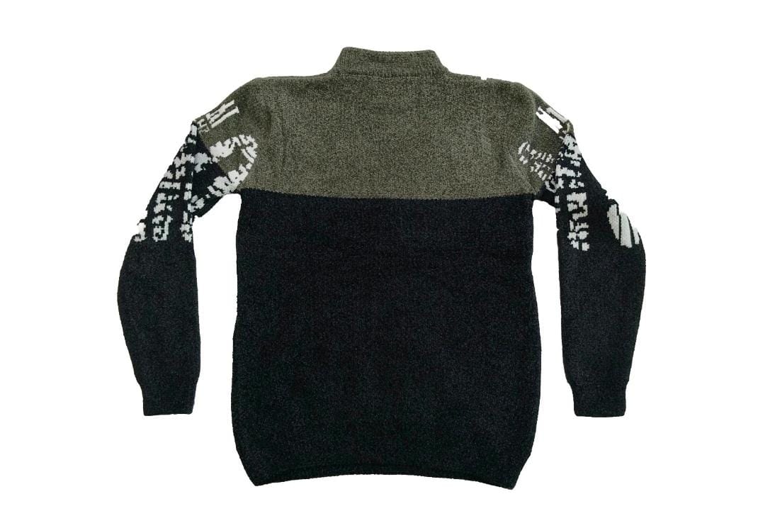 Stay warm in style trendy woolen sweatshirt with modern design for 8 year boys
