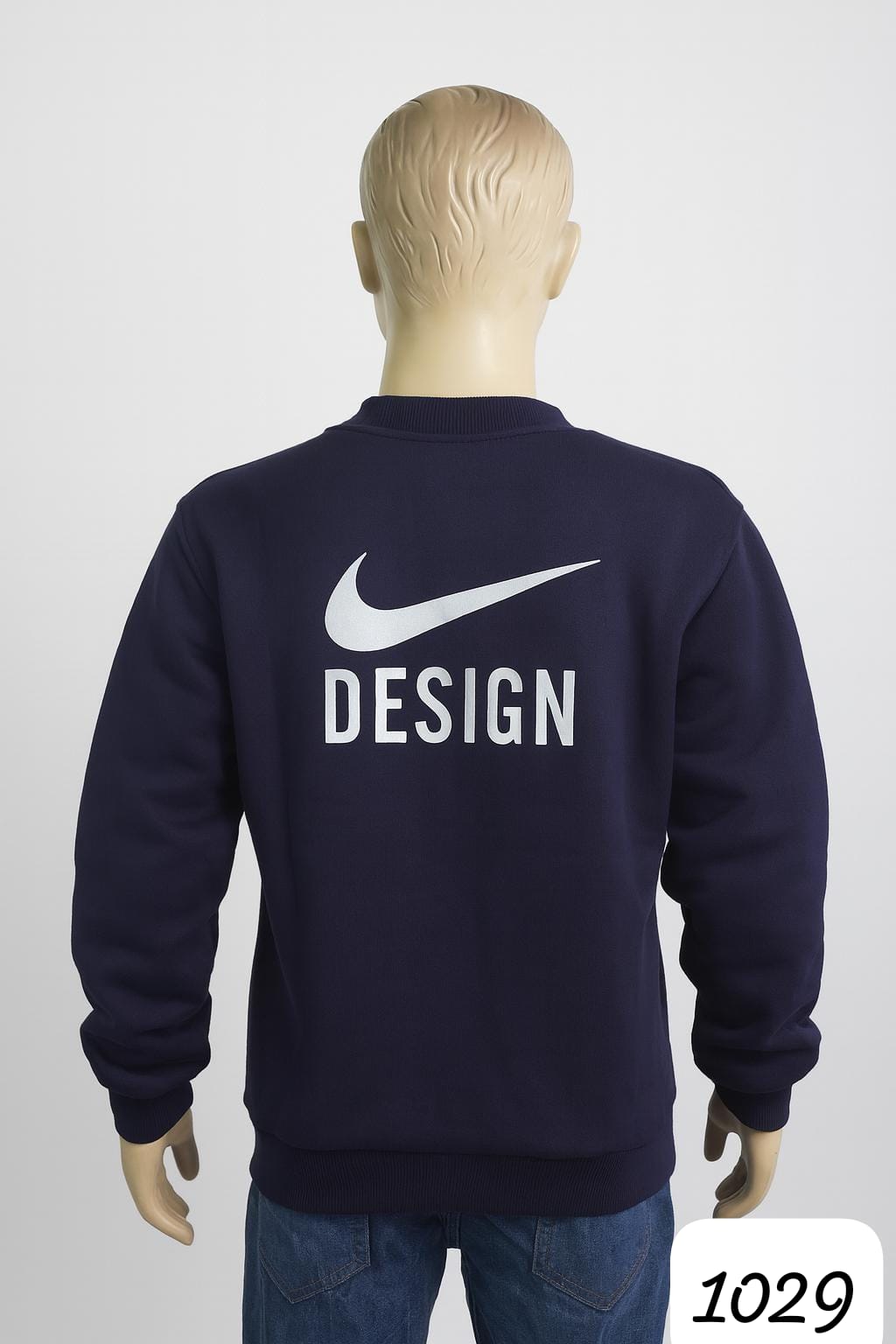 Navy Blue Sweetshirt Printed Sweatshirt* for Boys (16 Years)