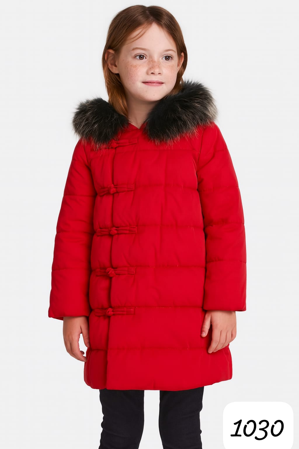 Girls’ Red Winter Coat (3-5 Years)