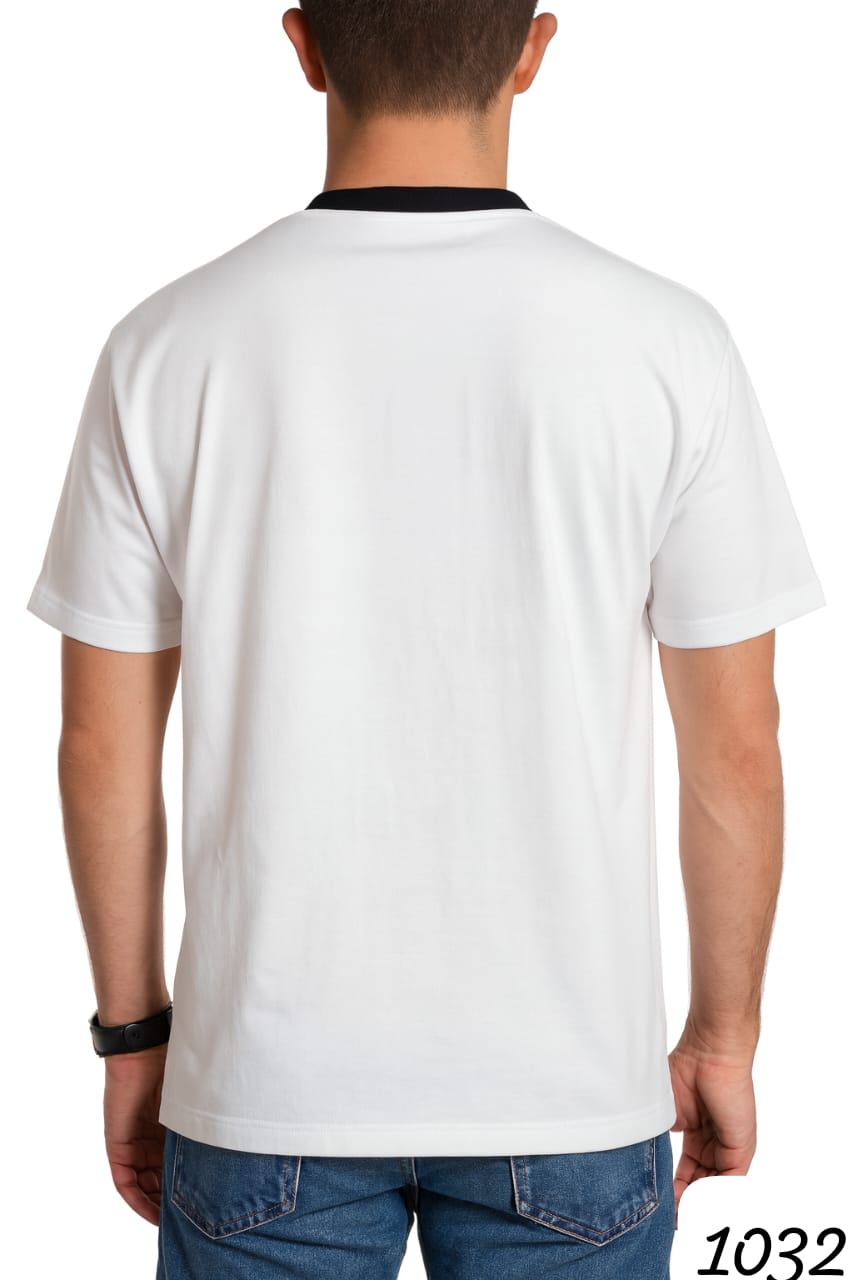 This casual men’s T-shirt is crafted from soft, breathable cotton for everyday comfort.