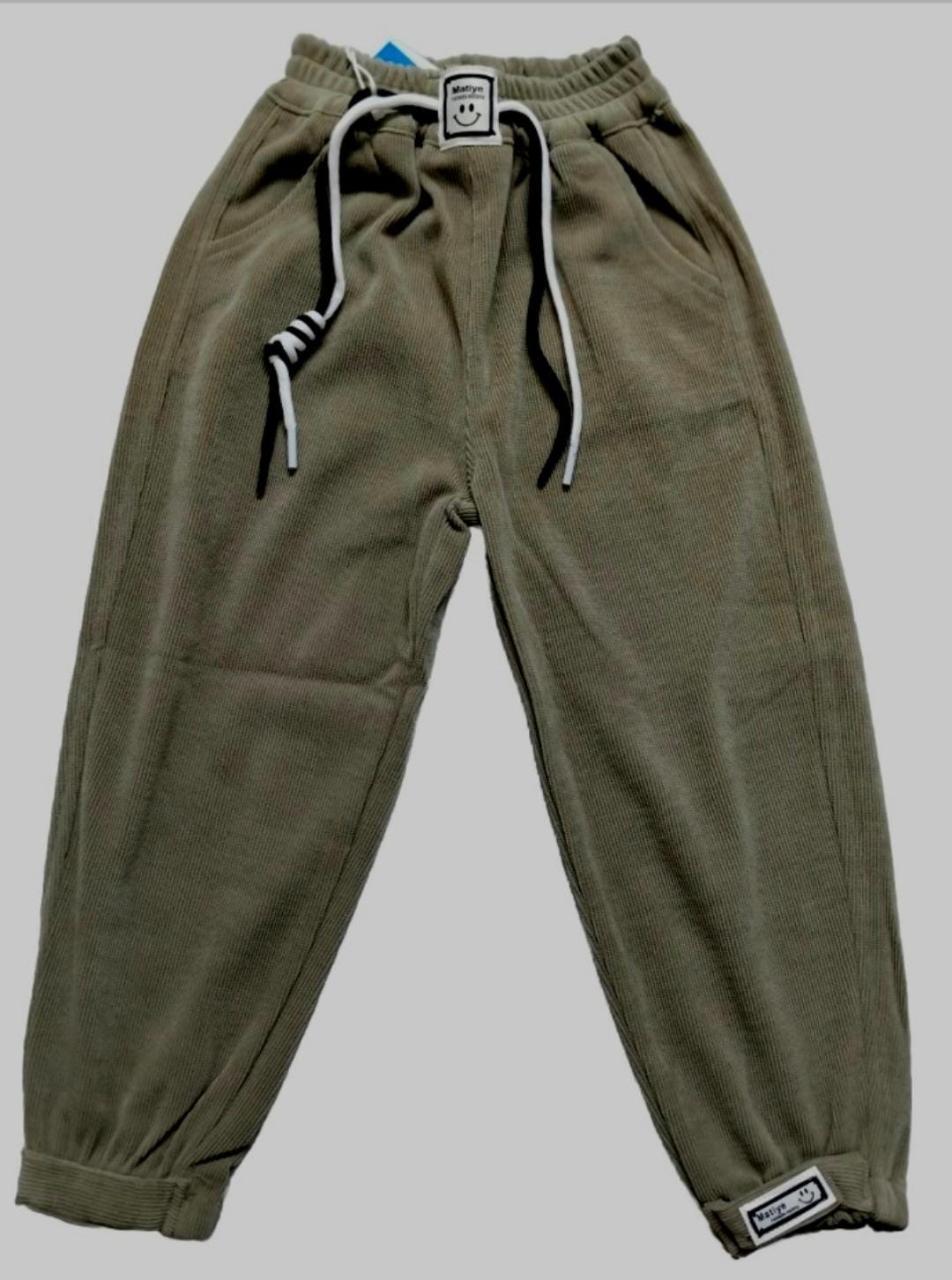 Stylish boys’ jogger pants are designed for comfort and durability.