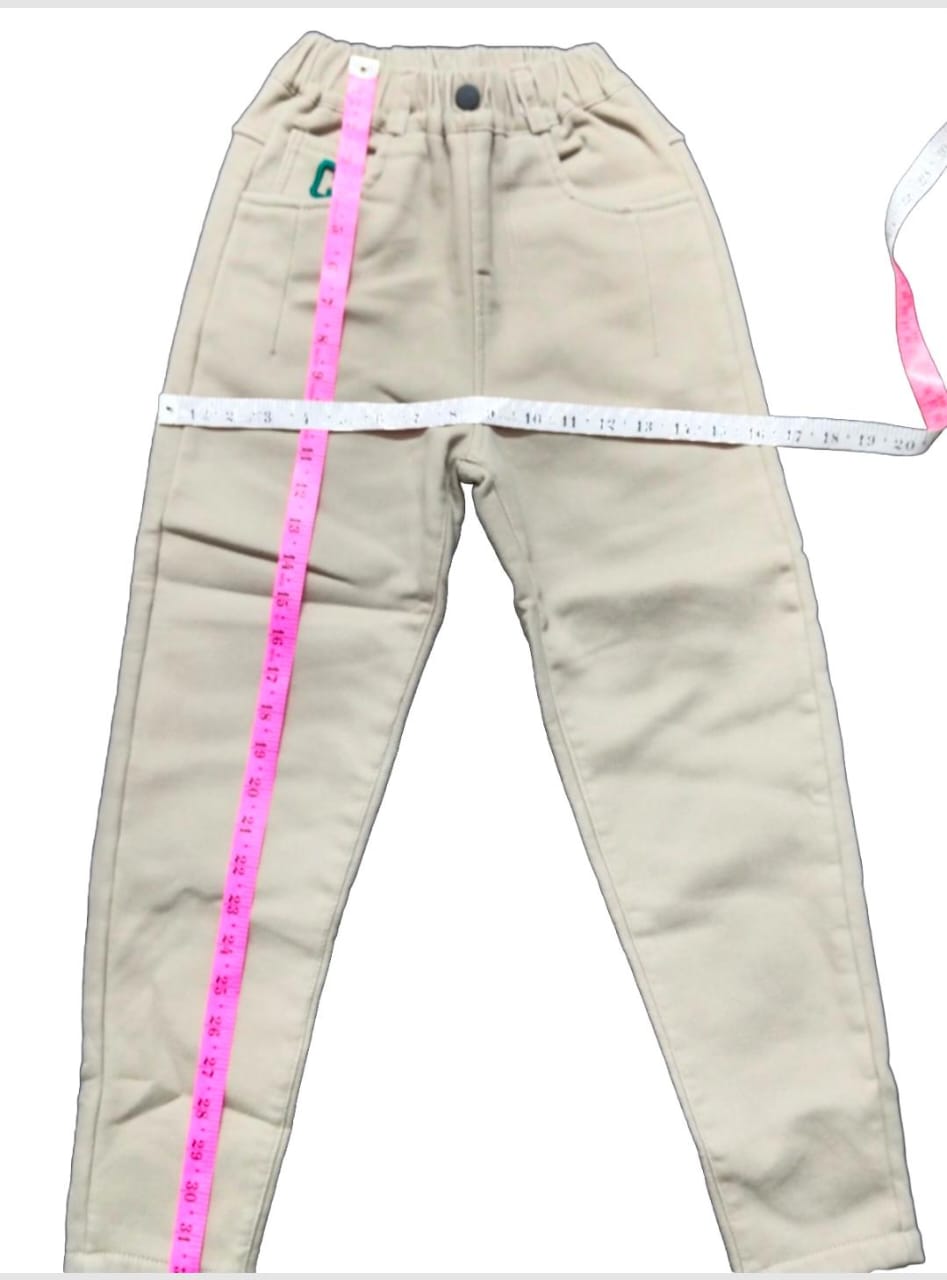 Girls’ Warm Fleece-Lined Pant – Stylish & Comfortable (Age 11-12)
