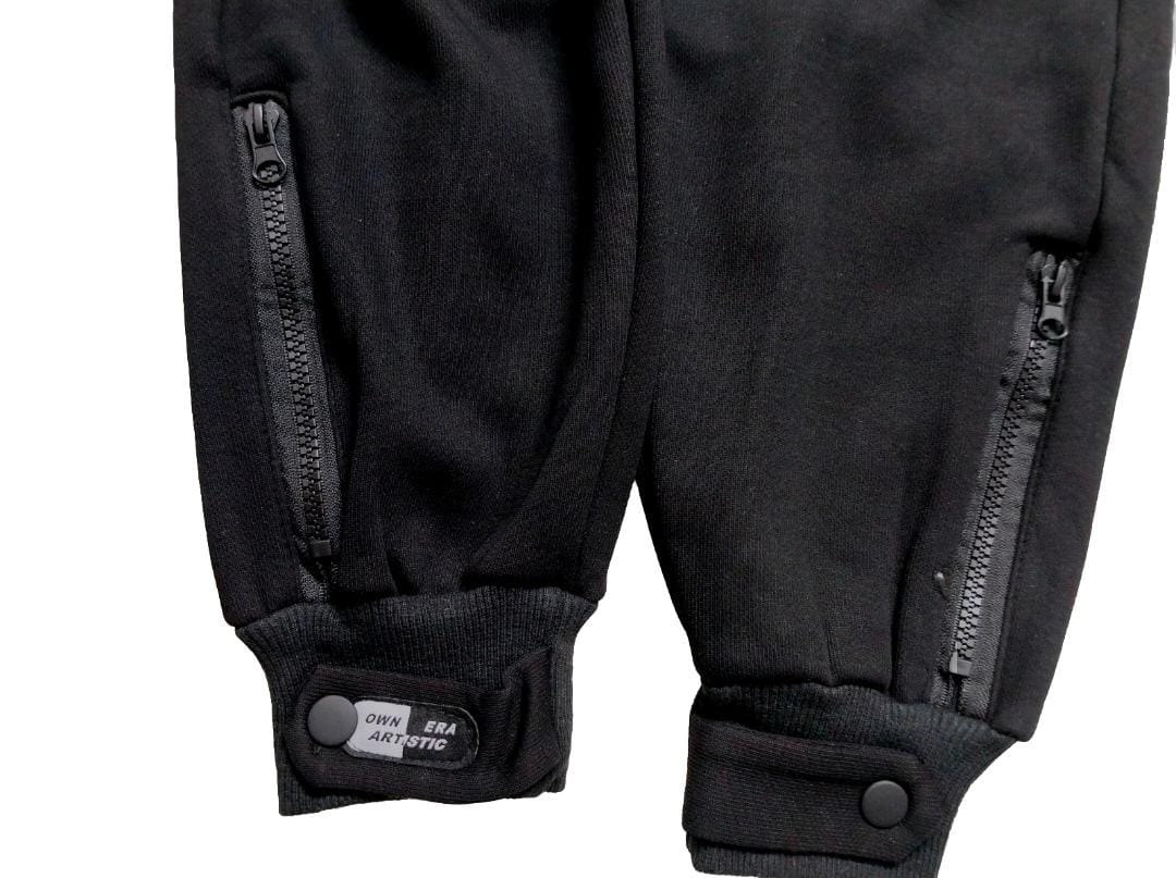 Boys’ & Girl's. Black Jogger* *Pants with Teddy Patch (5-6 Years* )