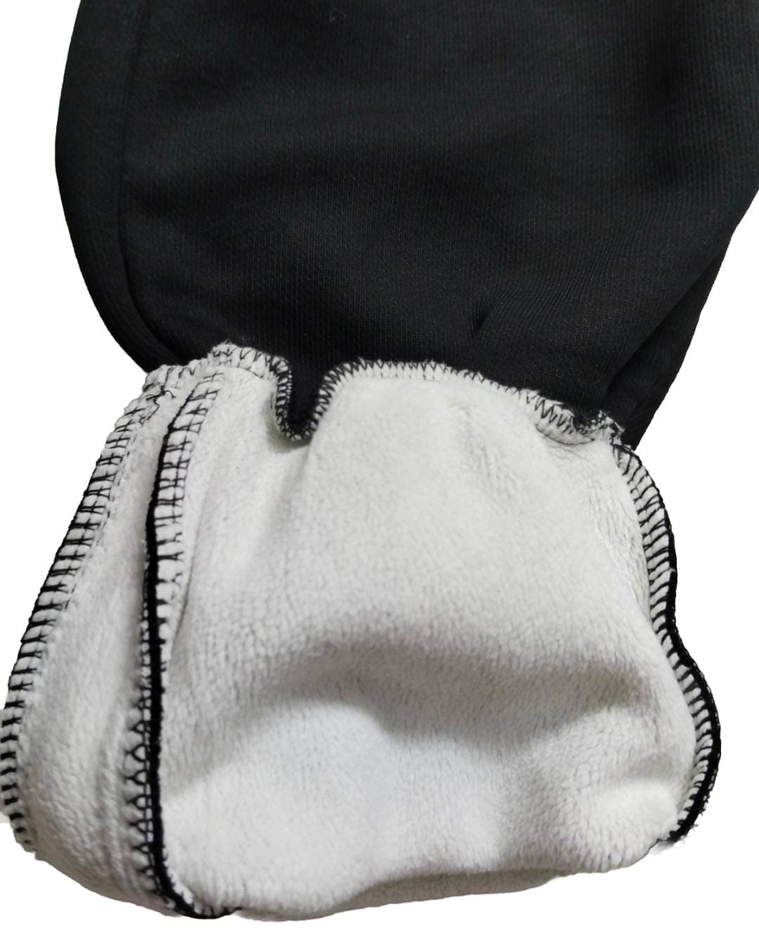 Boys’ & Girl's. Black Jogger* *Pants with Teddy Patch (5-6 Years* )