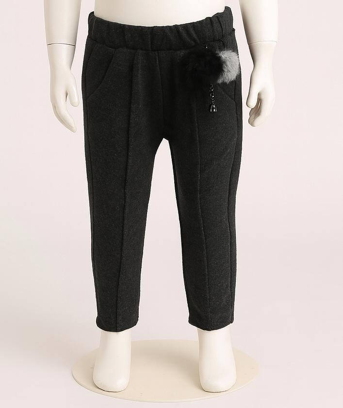 Boys’ Woolen Pant with Pom-Pom Accessory (4 Years)