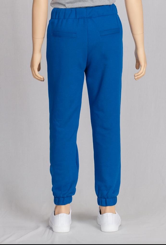 Boys’ Cargo Jogger Pants – Royal Blue (12-14 Years)