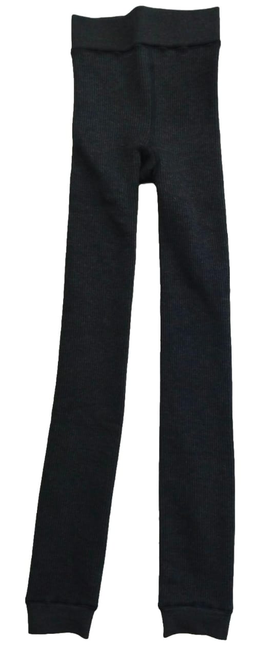 Kids black warm legging for 7-8 years