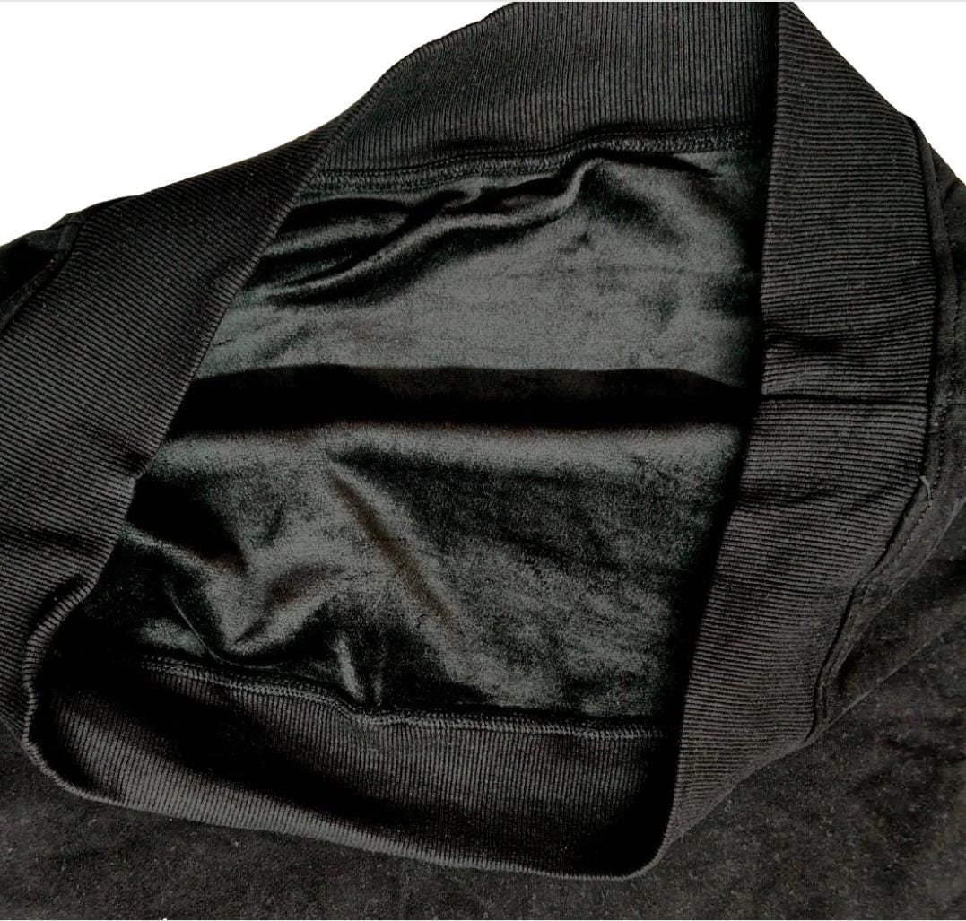 Black Embroidered Hooded Sweatshirt